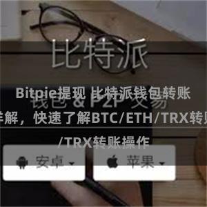 Bitpie提现 比特派钱包转账教程详解，快速了解BTC/ETH/TRX转账操作