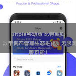 Bitpie移动版 比特派钱包：数字资产管理生态进化，无限可能！
