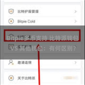 Bitpie多币支持 比特派钱包 VS 其他钱包：有何区别？