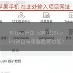 Bitpie升级 比特派(Bitpie)钱包有哪些隐藏功能？