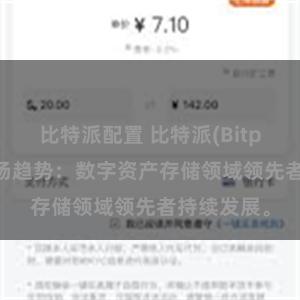 比特派配置 比特派(Bitpie)钱包市场趋势：数字资产存储领域领先者持续发展。