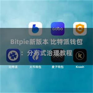 Bitpie新版本 比特派钱包：分布式治理教程