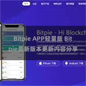 Bitpie APP轻量版 Bitpie最新版本更新内容分享