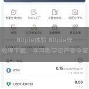Bitpie体验 Bitpie安全教程下载，学习数字资产安全管理