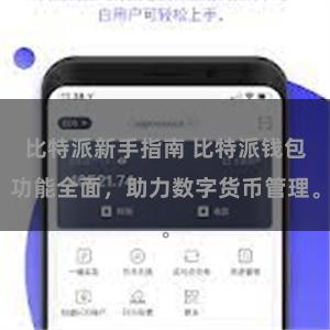 比特派新手指南 比特派钱包功能全面，助力数字货币管理。