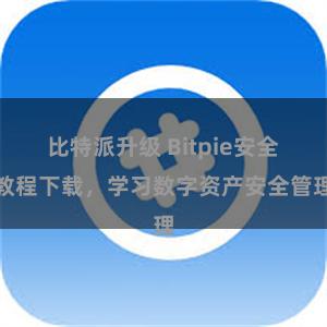比特派升级 Bitpie安全教程下载，学习数字资产安全管理
