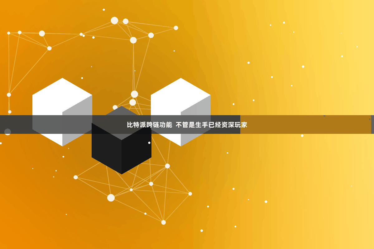 比特派跨链功能  不管是生手已经资深玩家